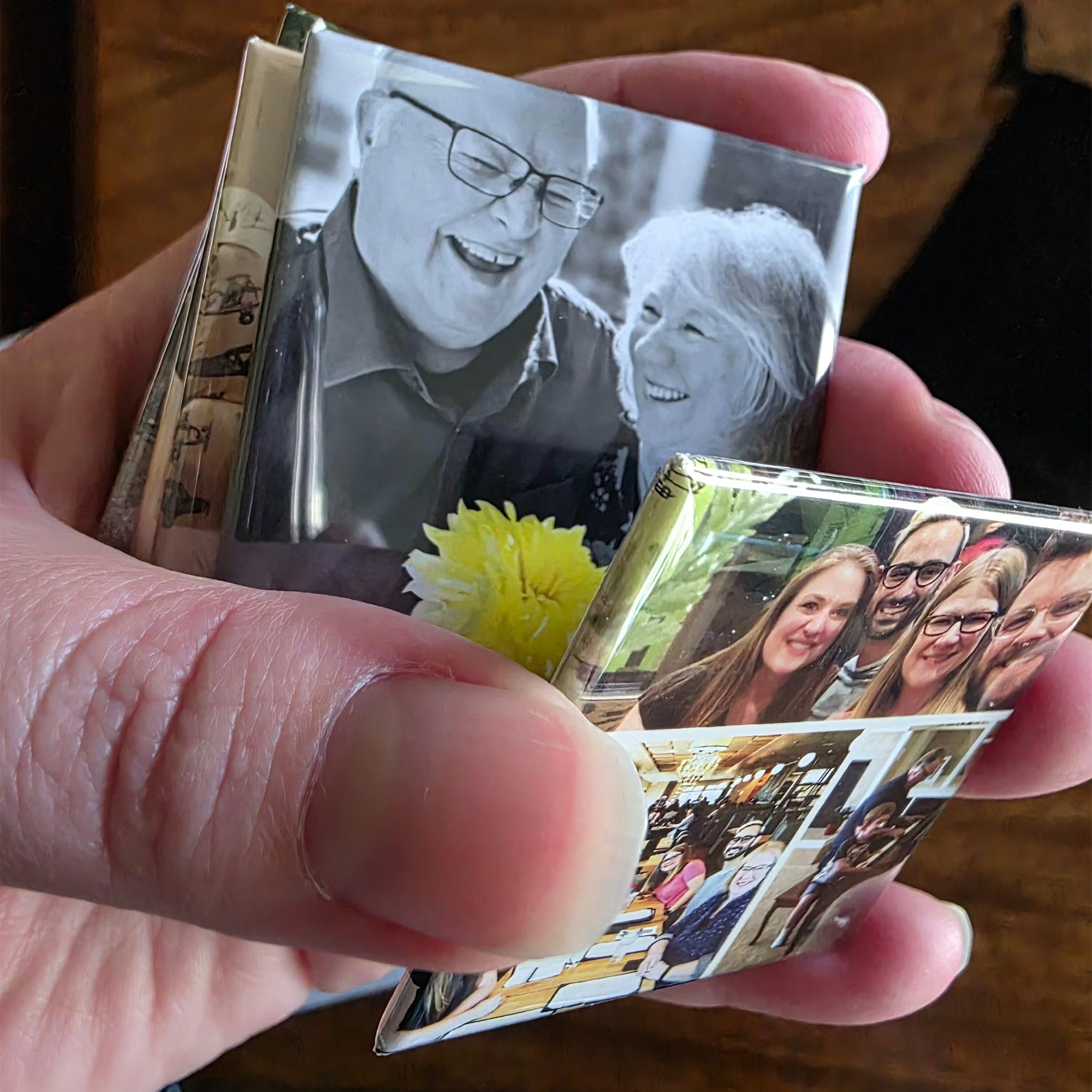 SET Custom Photo Magnet - 2 × 2 inch (5 × 5 cm)